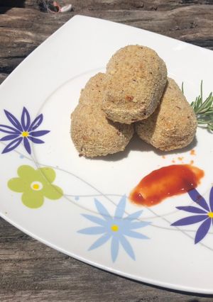 Una foto de Croquetas de arroz (puedes reciclar arroz que te sobró)