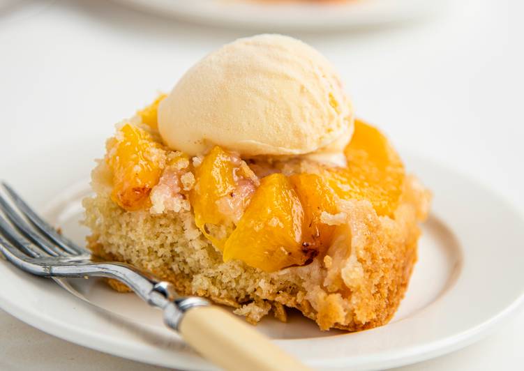 Simple Way to Prepare Homemade Peach Cobbler