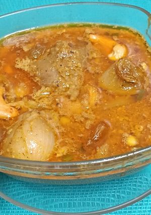 A picture of Kathiyawadi Do Pyaaz (Gujarati - Punjabi Deo vegetable).