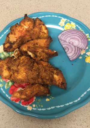 A picture of Oven Grilled Chicken (Indian Style).