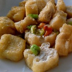 A picture of Spicy Tofu with Rice Vinegar.