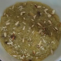 A picture of Dudhi halwa.