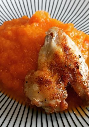 Une photo de Ailes de poulet grillées au paprika