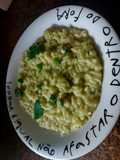 Risoto de ervilhas e hortelã (Risoto de ervilhas e menta) - receita fácil maravilhosa