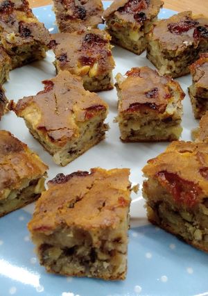 Almás-diós kevert süti recept fotója
