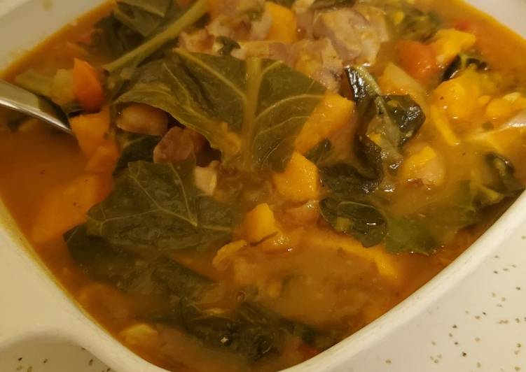 Recipe of Favorite Brad&#39;s West African Chicken, Collard Green, and Peanut Stew