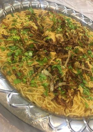 صورة لوصفة مكرونه بالدجاج 🍝😻