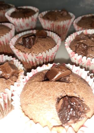 Foto resep Double choco muffin