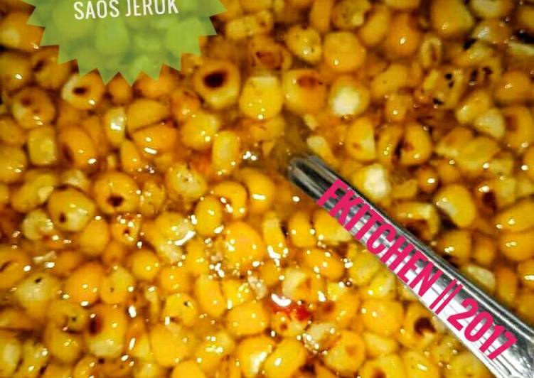 Bagaimana Membuat Jagung Bakar Saos Jeruk yang Bikin Ngiler