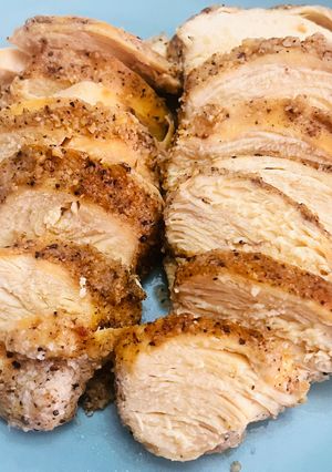 Una foto de Fiambre de pollo a la pimienta