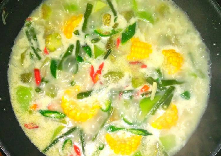 Sayur Lodeh Terong Manisa Jagung Kacang Panjang