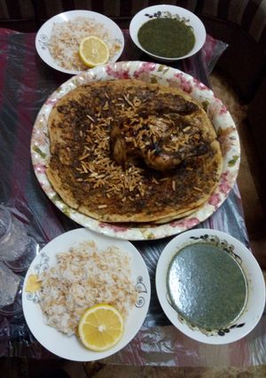 صورة لوصفة مسخن فلسطيني بزيت الضفه