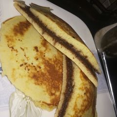 Dora pan cake A picture of Dora pan cake.
