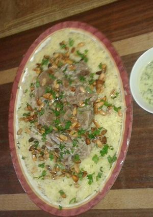 صورة لوصفة منسف اردني