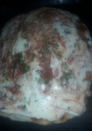 Una foto de Pizza casera