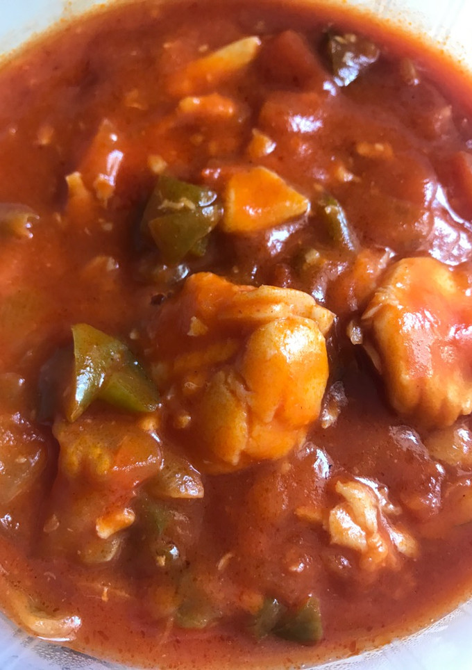 Una foto de Bacalao con tomate