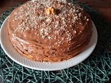 Zserbó palacsinta torta