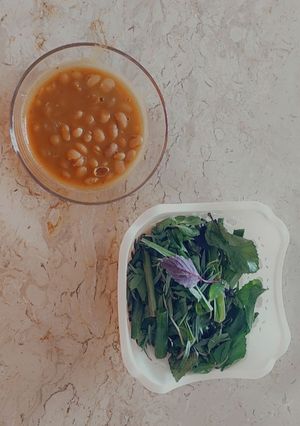عکسی از دستور لوبیا گرم