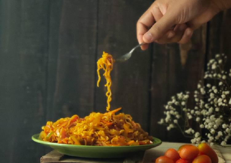 Recipe of Award-winning Tomato masla noodles