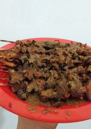Foto resep Sate Jamur Bumbu Kacang