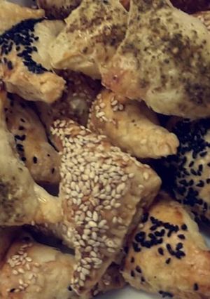 صورة لوصفة فطائر البف باستري على طريقتي