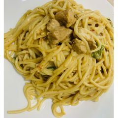 A picture of Four Cheese Pasta.