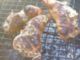 Muslo relleno asado