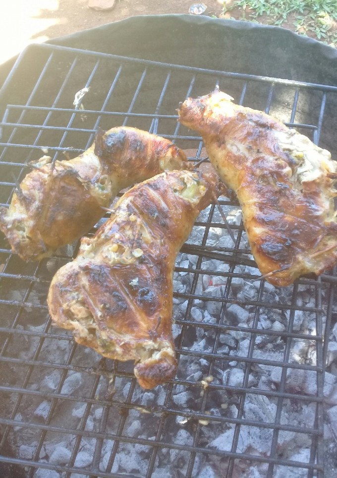 Una foto de Muslo relleno asado