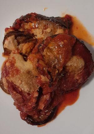 A picture of Vegan Eggplant Parmigiana.