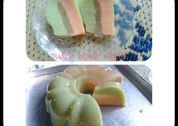 Cara Gampang meracik Puding Brokoli Wortel Lezat