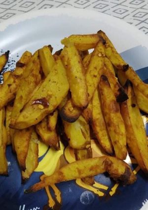 আলু ফ্রাই (অভেন বেকড) 🍟 রেসিপির প্রধান ছবি