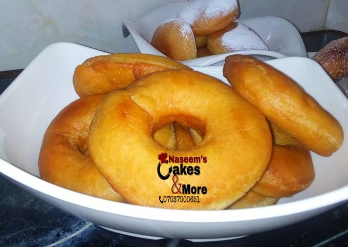 Bagaimana Menyiapkan Sponge doughnuts 1, Enak