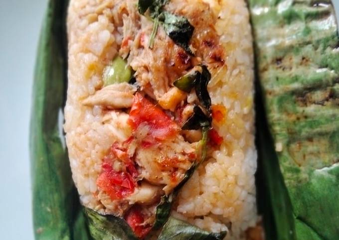 Resep Nasi Bakar Ayam Suwir Kemangi Oleh Eva Ermawati Cookpad