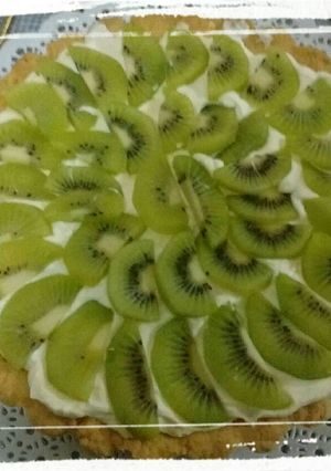 Una foto de Tarta de kiwi