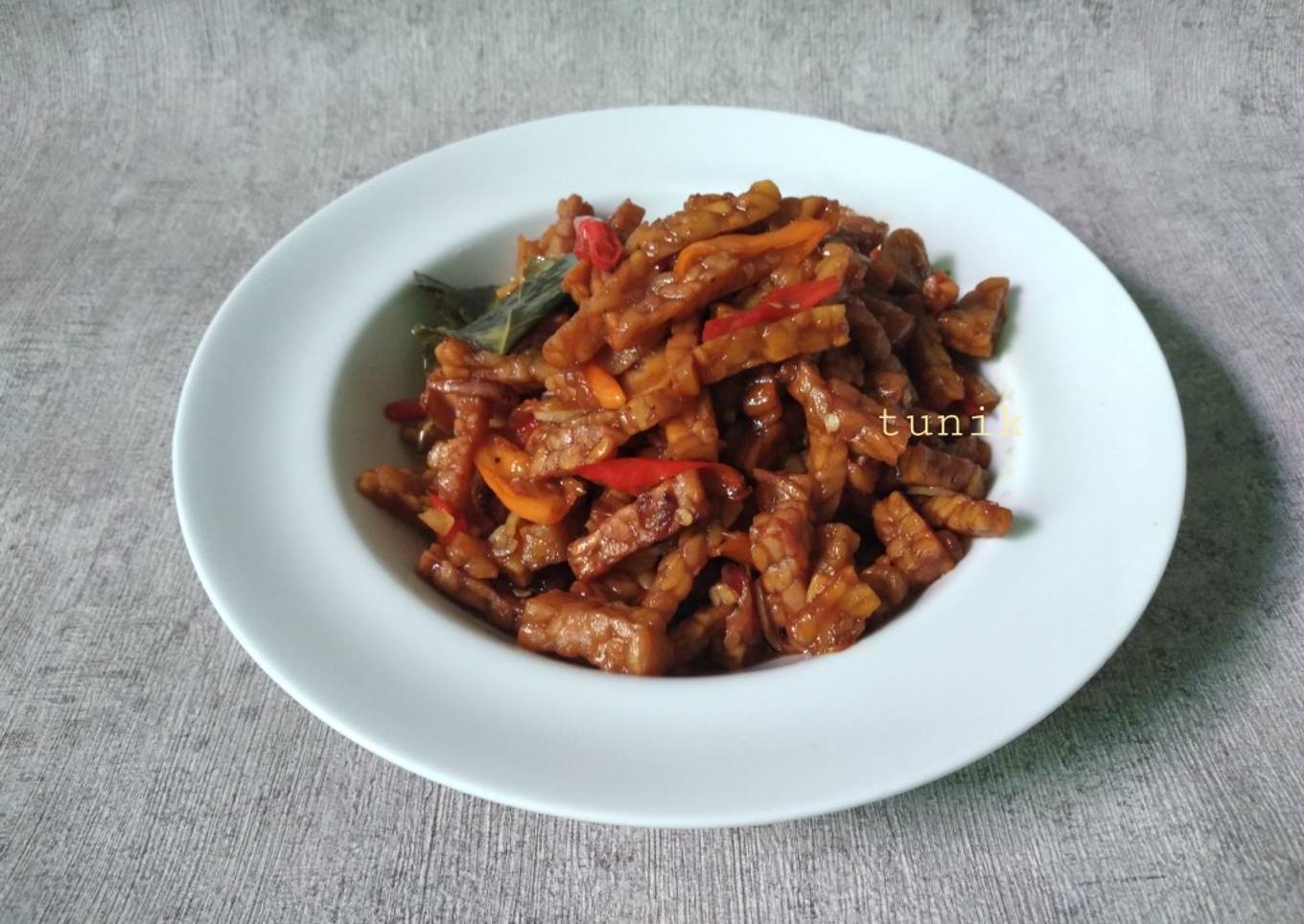 Orek Tempe Pedas Manis