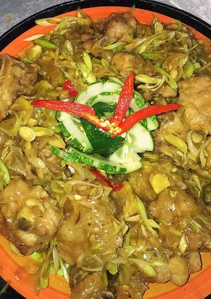 Hình của món Sườn Kho Gừng Sả.