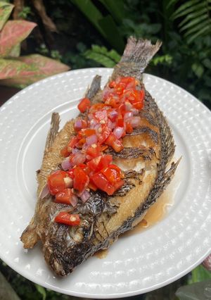 Foto resep Ikan Goreng Sambal Dabu Dabu