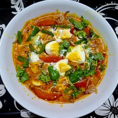 A picture of Dhaba Style Chicken Bharta.