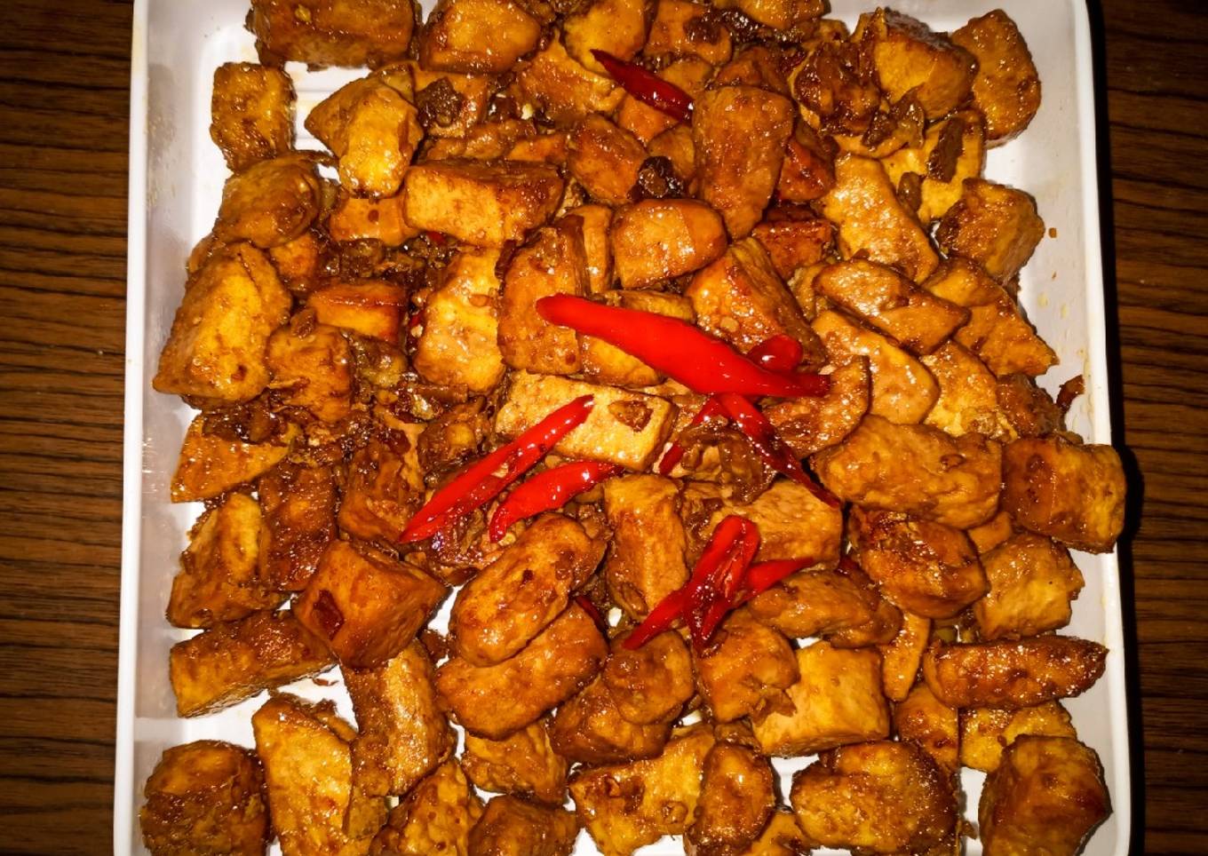 Oseng tahu telur nikmat