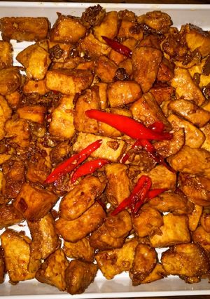 Foto resep Oseng tahu telur nikmat