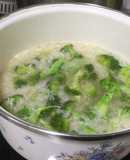 Arroz blanco con brócoli