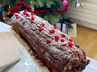 Bûche de Noël au chocolat