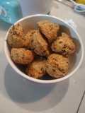 Falafel de bagazo de garbanzo y semillas