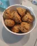 Falafel de bagazo de garbanzo y semillas