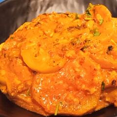A picture of Bottle gourd Rings Curry.