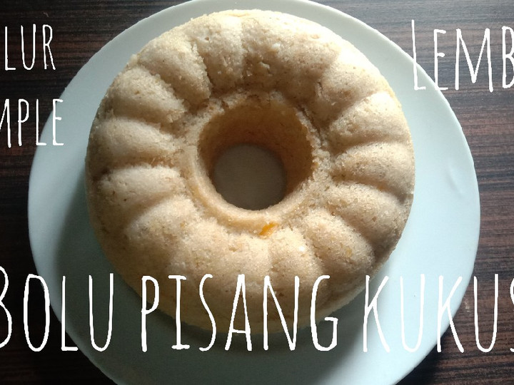 Bagaimana Menyiapkan Bolu pisang kukus, Enak Banget