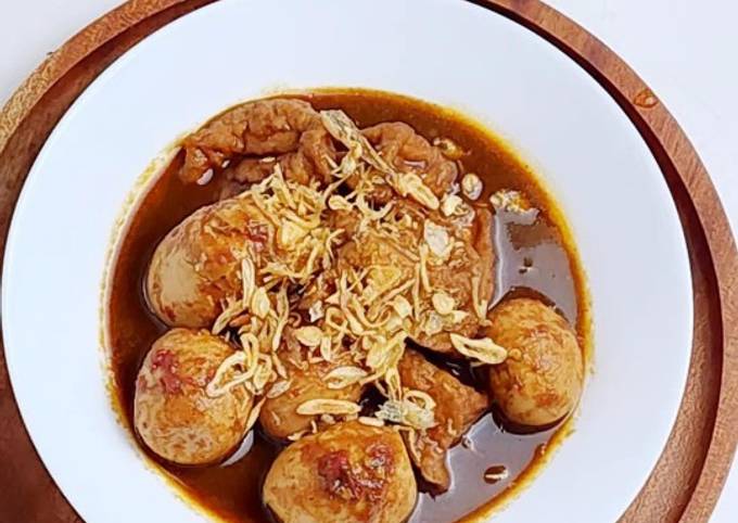 Resep Semur Tahu Dan Telur Oleh Elvira Agustina - Cookpad