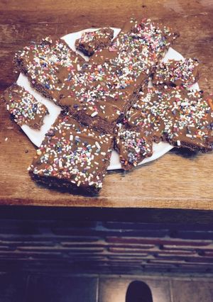 Una foto de Brownies de nutella