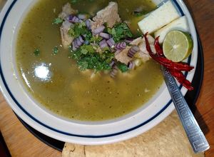 Una foto de Pozolillo o pozole de maíz