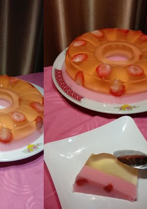 Foto resep Strawberry Pudding